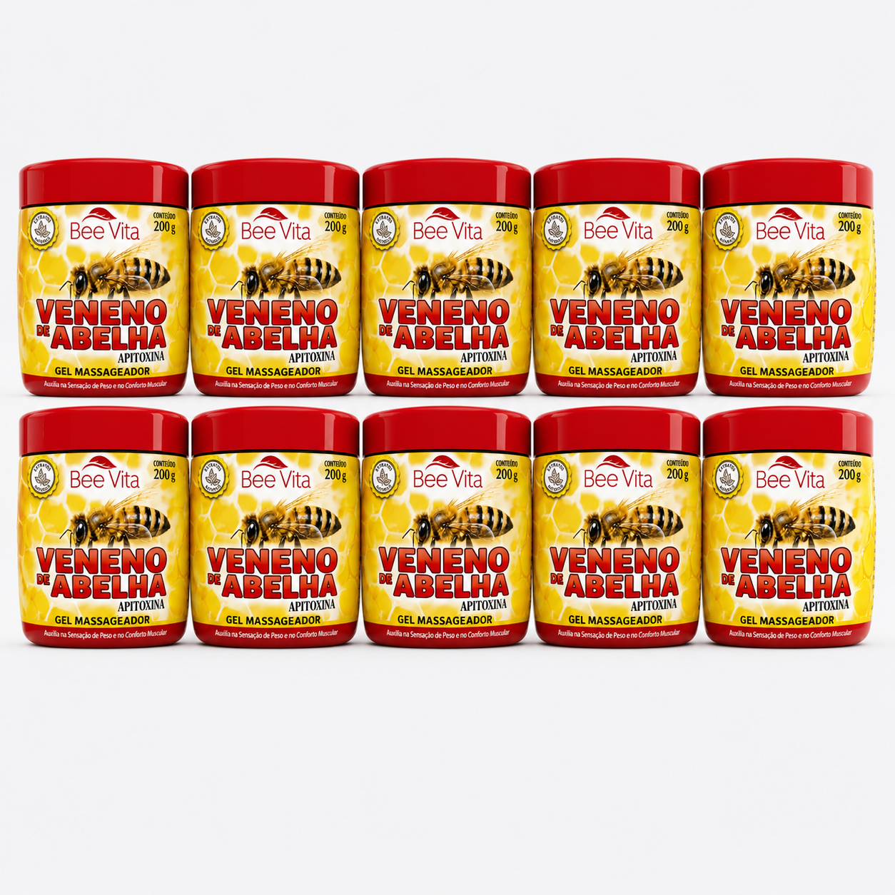 Gel Bee Vita | Pomada Massageadora de Tratamento Profissional