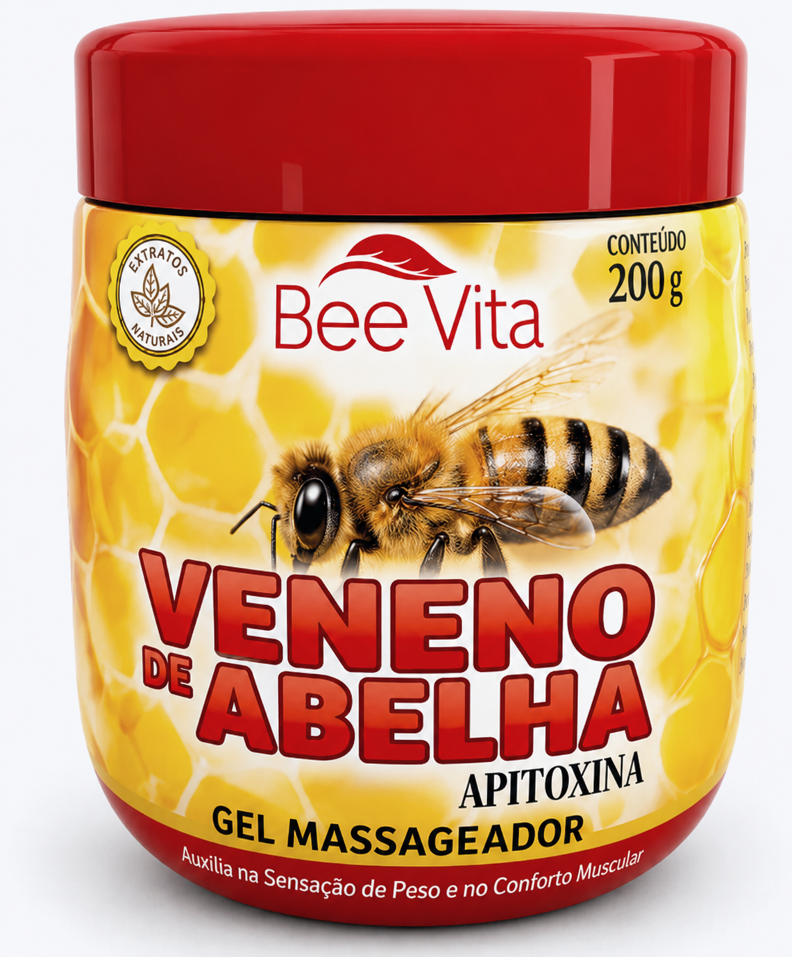 Gel Bee Vita | Pomada Massageadora de Tratamento Profissional
