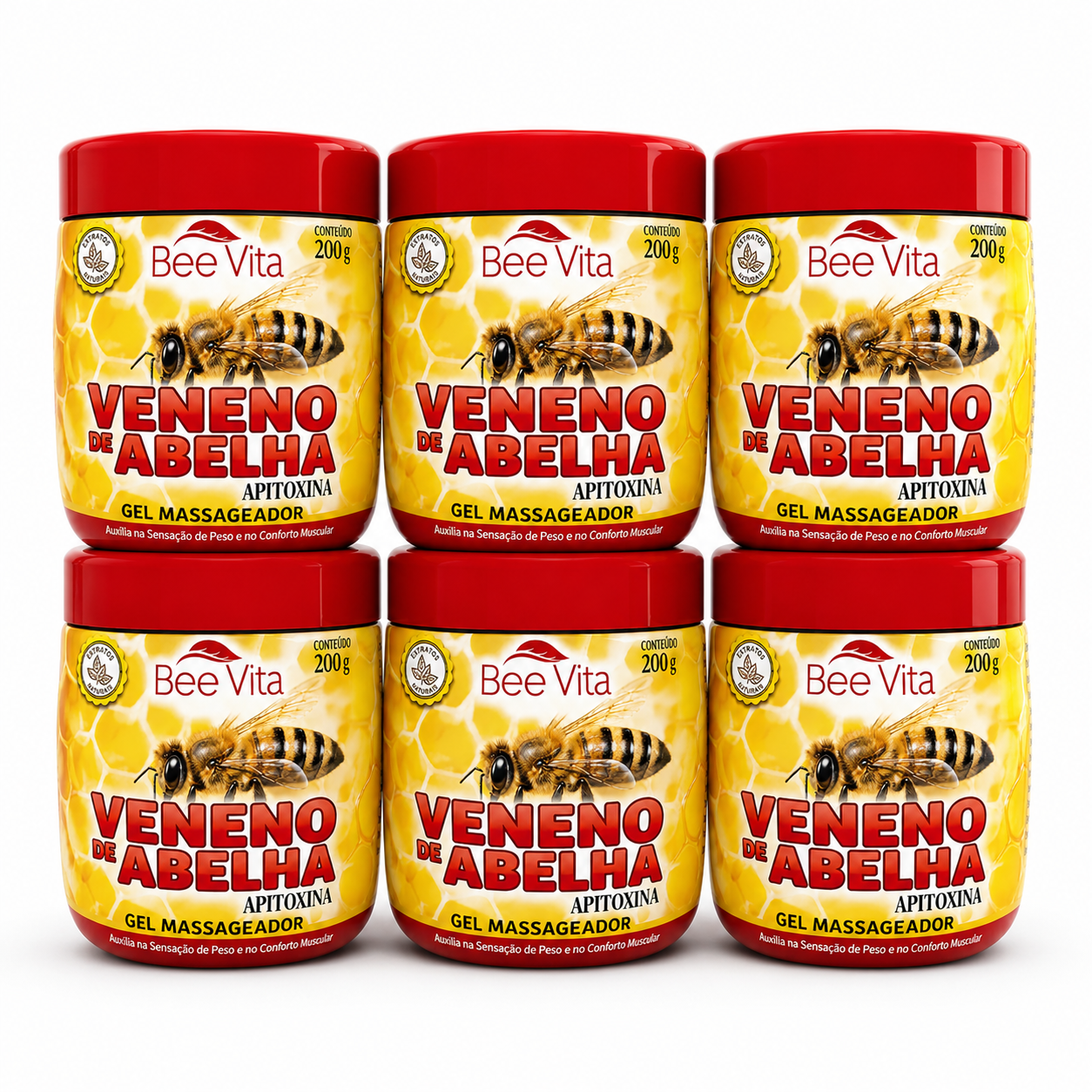 Gel Bee Vita | Pomada Massageadora de Tratamento Profissional
